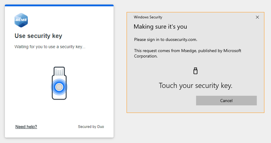 Windows Security Keys Prompt