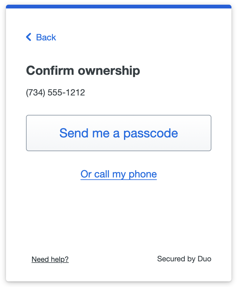 Verify Ownership of Shared Phone