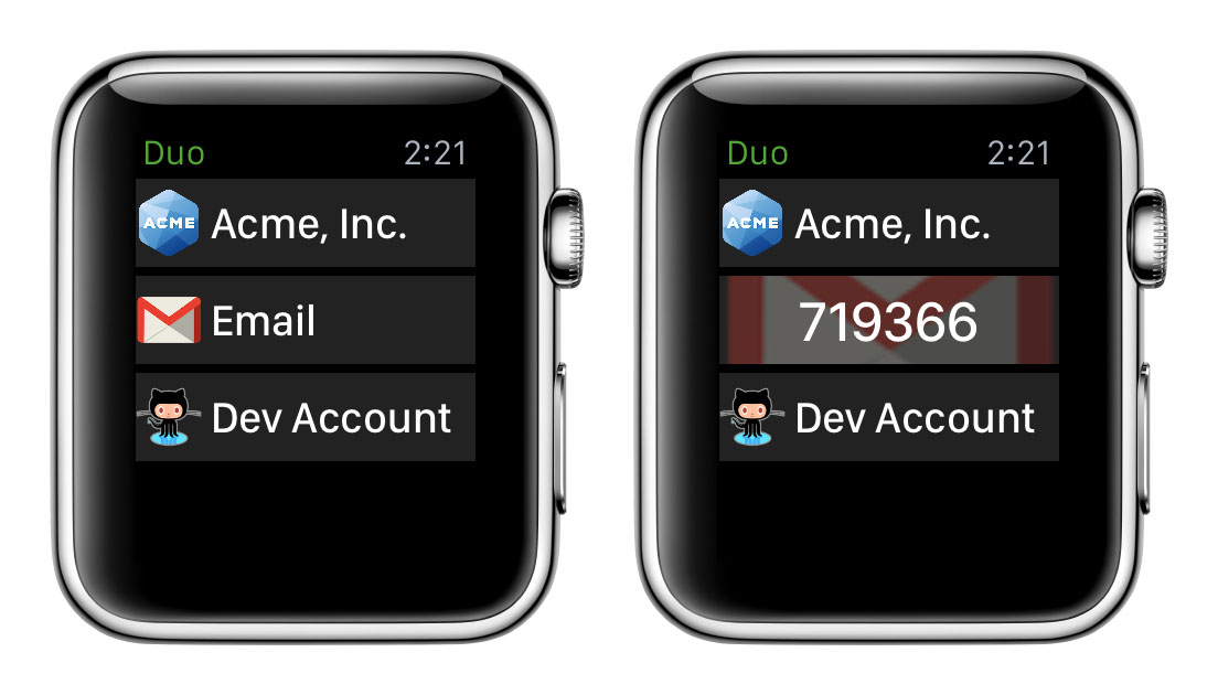 Generate a Passcode on Apple Watch
